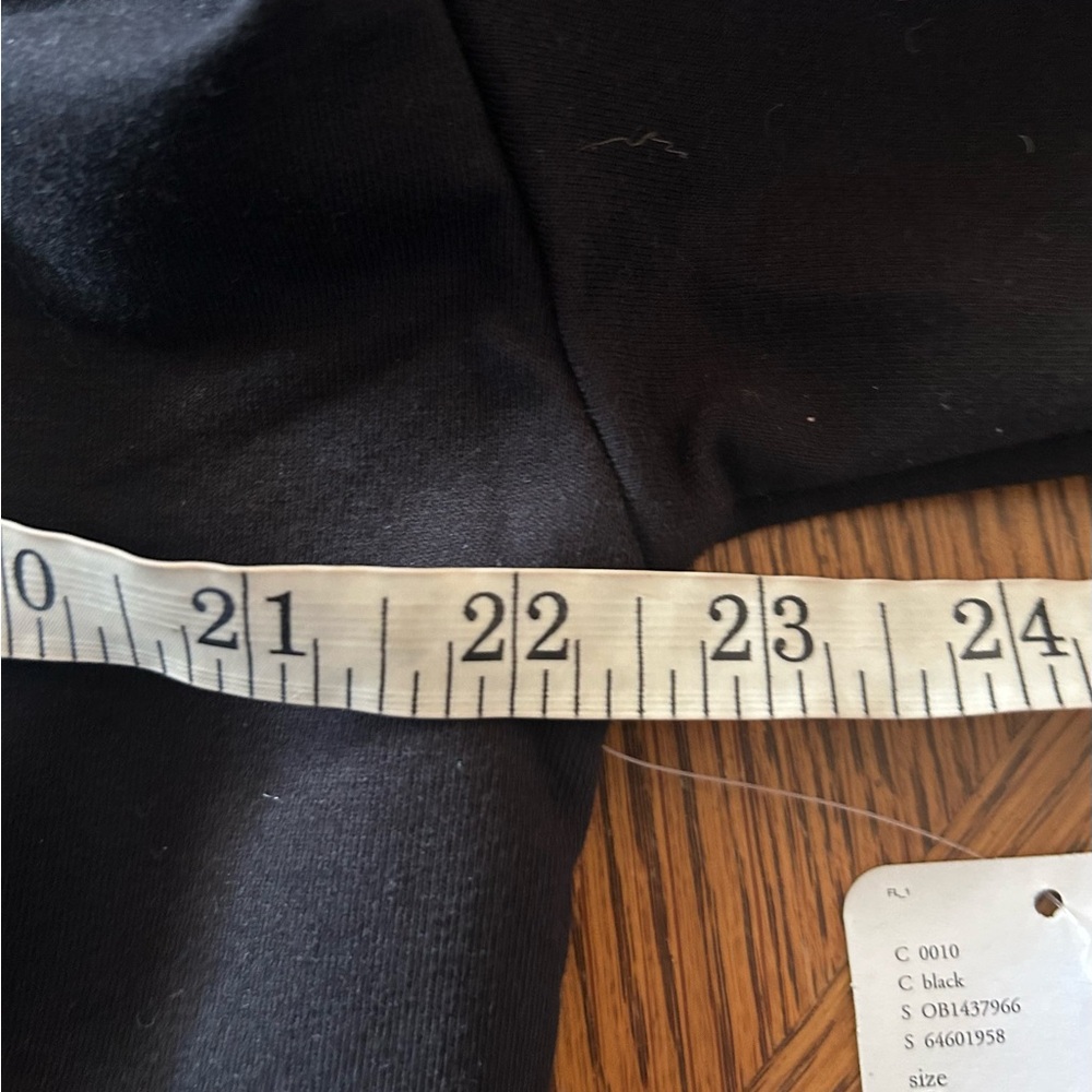 FREE PEOPLE Cropped Black Sweatshirt - Picture 9 of 12